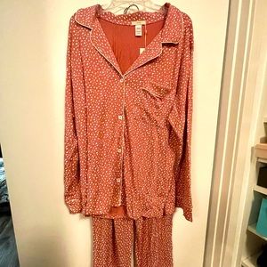 Brand new Eberjey modal long sleeve PJ set size M